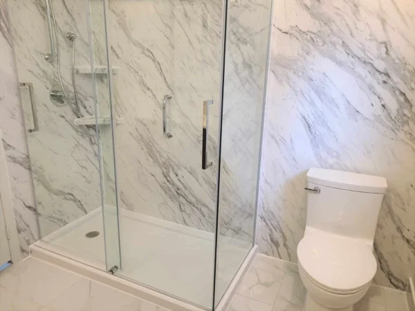 Toronto Bathroom Renovation Acrylic walls